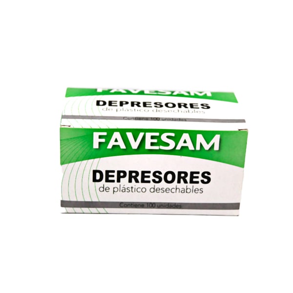 Depresor de plástico não estéril Unidix (100 unidades)